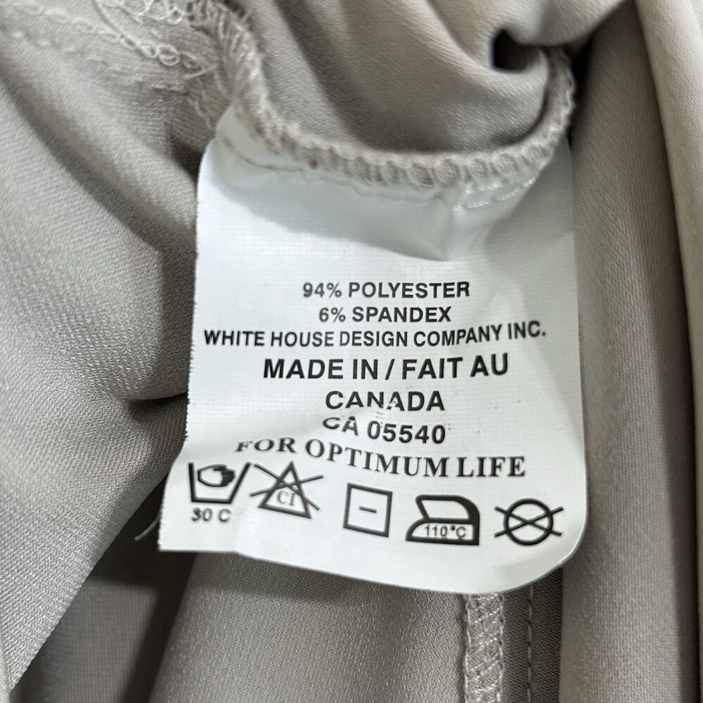 Sympli Canada Oatmeal Stretch Jersey Cardigan Size 10 Open Front Soft Comfy - Picture 11 of 15